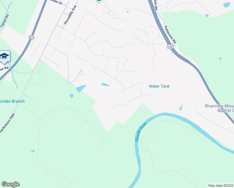 map of restaurants, bars, coffee shops, grocery stores, and more near 726 Presidential Boulevard in Harrogate