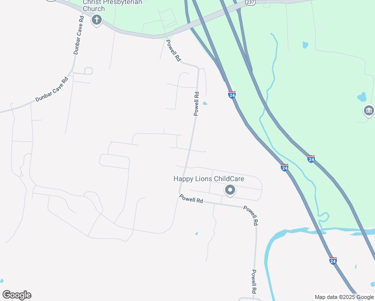 map of restaurants, bars, coffee shops, grocery stores, and more near Amberly Drive in Clarksville