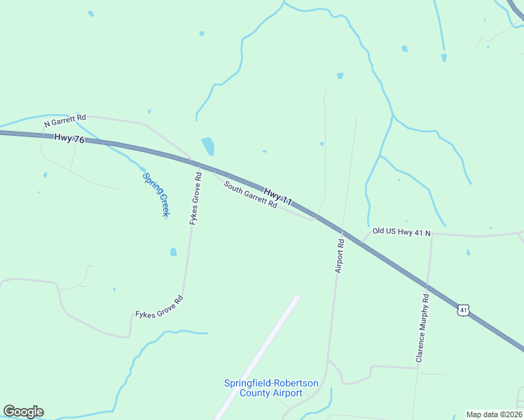 map of restaurants, bars, coffee shops, grocery stores, and more near 4335 South Garrett Rd in Springfield