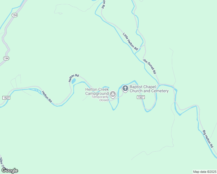 map of restaurants, bars, coffee shops, grocery stores, and more near 1984 Helton Road in Grassy Creek