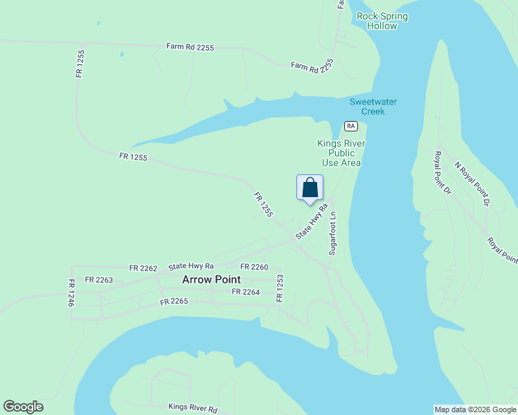 map of restaurants, bars, coffee shops, grocery stores, and more near Farm Road 1255 in Golden