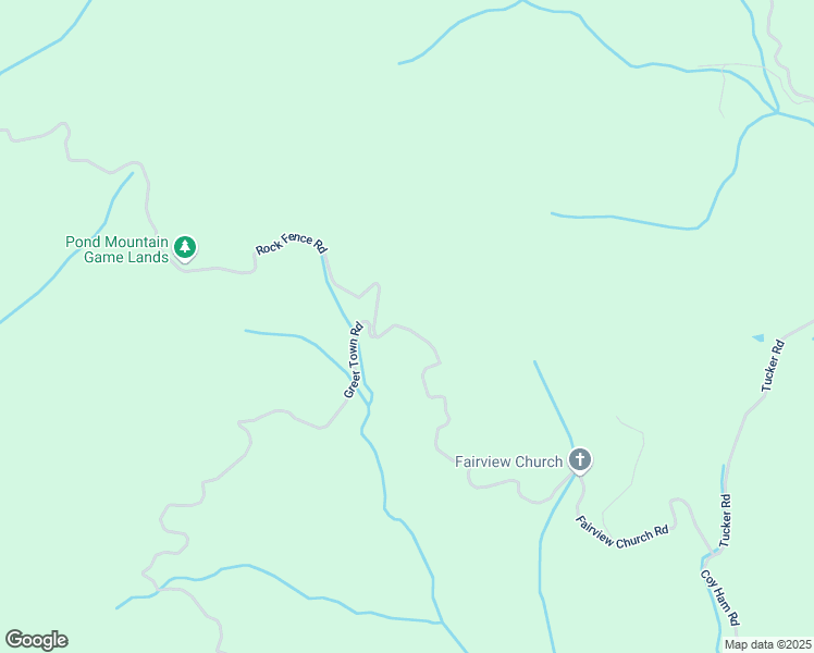 map of restaurants, bars, coffee shops, grocery stores, and more near 1424 Fairview Church Road in Lansing