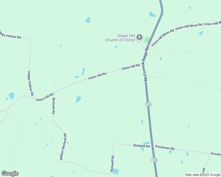 map of restaurants, bars, coffee shops, grocery stores, and more near 5015-5065 Union Hill Road in Moss