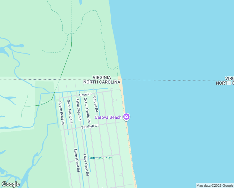 map of restaurants, bars, coffee shops, grocery stores, and more near 2399 Sandfiddler Rd in Corolla