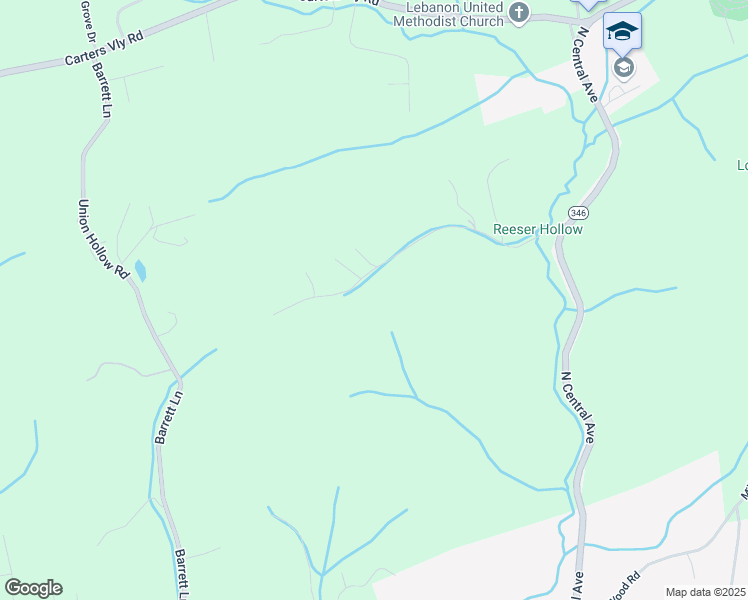 map of restaurants, bars, coffee shops, grocery stores, and more near 207 Reesor Hollow Rd in Church Hill