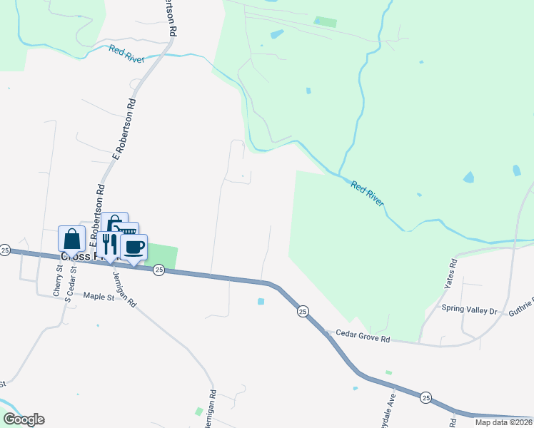 map of restaurants, bars, coffee shops, grocery stores, and more near 3032 Meadowview Court in Cross Plains