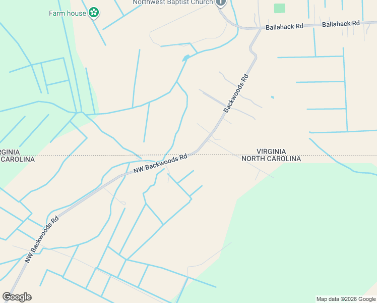 map of restaurants, bars, coffee shops, grocery stores, and more near 4675-4697 Backwoods Road in Chesapeake