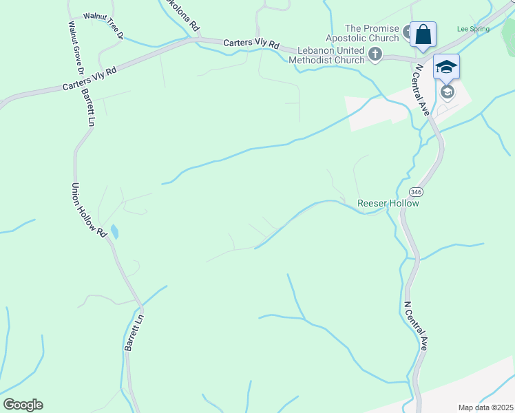 map of restaurants, bars, coffee shops, grocery stores, and more near 202 Reesor Hollow Road in Church Hill