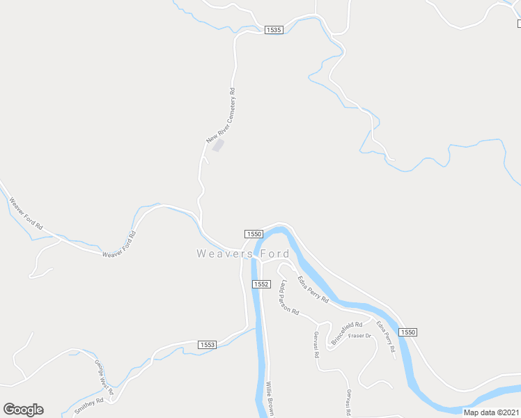 map of restaurants, bars, coffee shops, grocery stores, and more near 183 East Weaver Ford Road in Grassy Creek