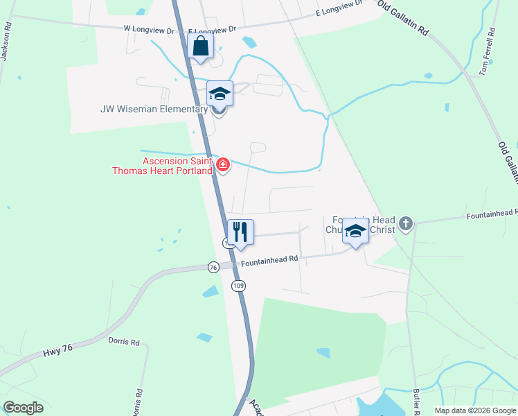 map of restaurants, bars, coffee shops, grocery stores, and more near 202 Hunter Street in Portland