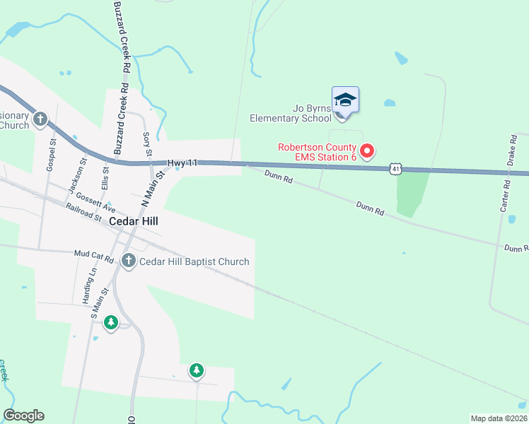 map of restaurants, bars, coffee shops, grocery stores, and more near 3265 Dunn Road in Cedar Hill