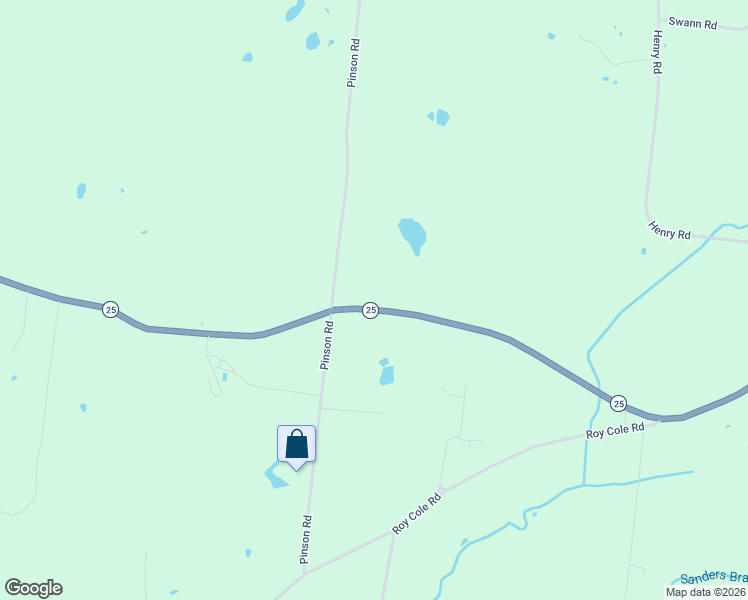 map of restaurants, bars, coffee shops, grocery stores, and more near 6662 Tennessee 25 in Springfield