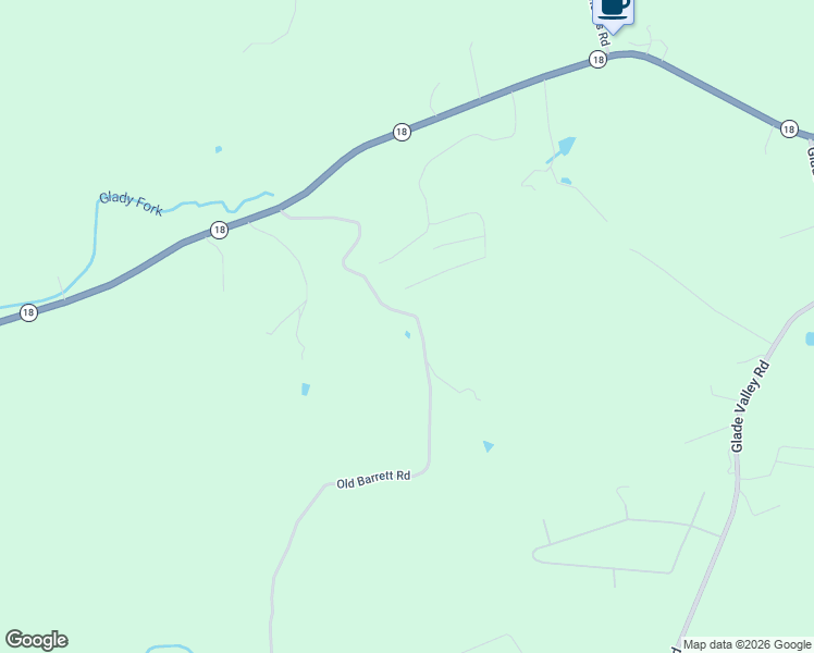 map of restaurants, bars, coffee shops, grocery stores, and more near 514 Old Barrett Road in Ennice