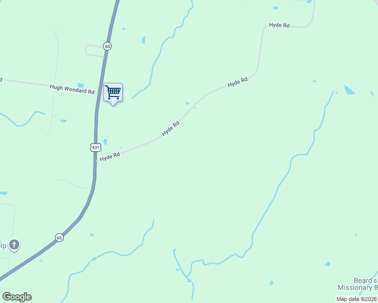 map of restaurants, bars, coffee shops, grocery stores, and more near 4829 Hyde Road in Springfield