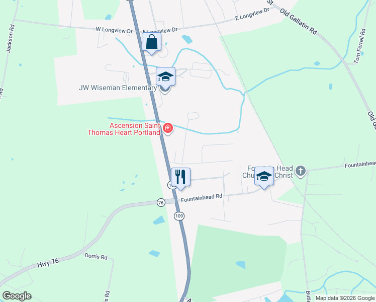 map of restaurants, bars, coffee shops, grocery stores, and more near 202 Hunter Street in Portland