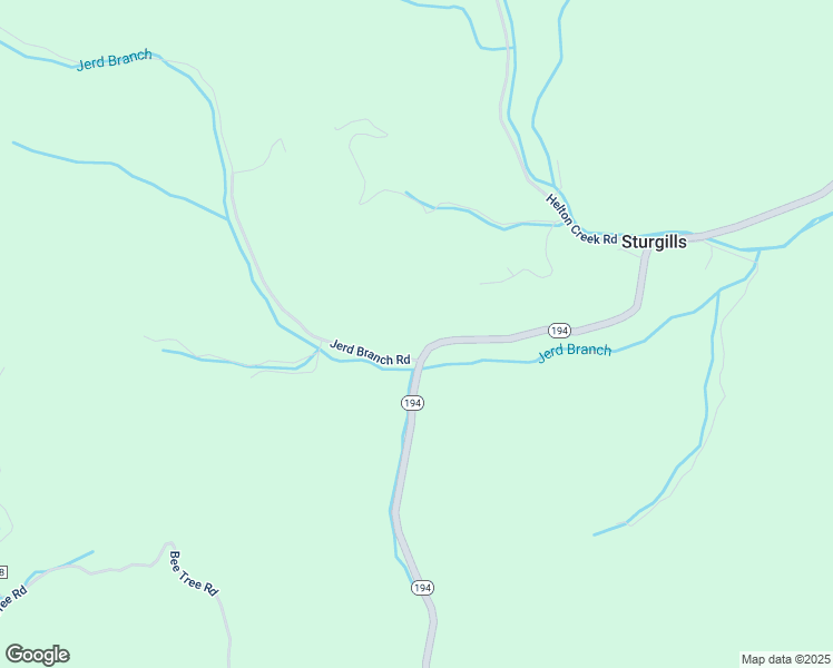 map of restaurants, bars, coffee shops, grocery stores, and more near 13593 North Carolina 194 in Lansing