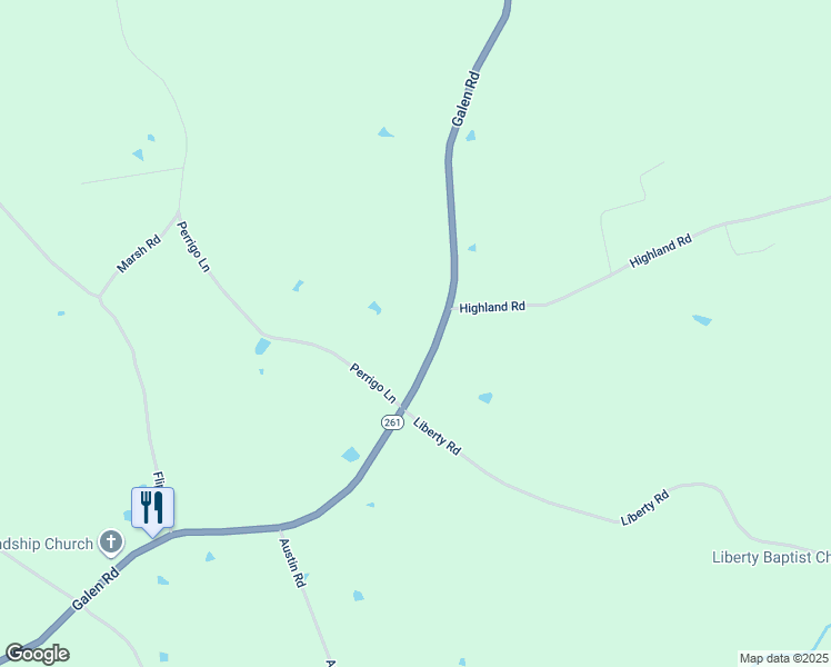 map of restaurants, bars, coffee shops, grocery stores, and more near 4575 Galen Road in Lafayette