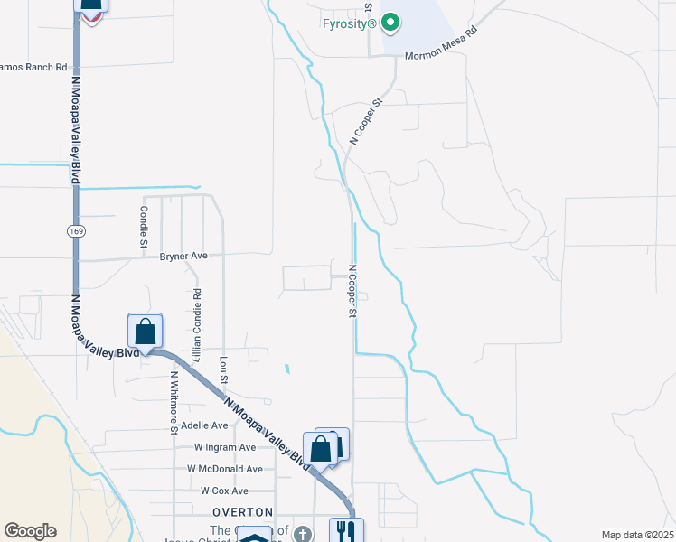 map of restaurants, bars, coffee shops, grocery stores, and more near Wagonmaster in Moapa Valley