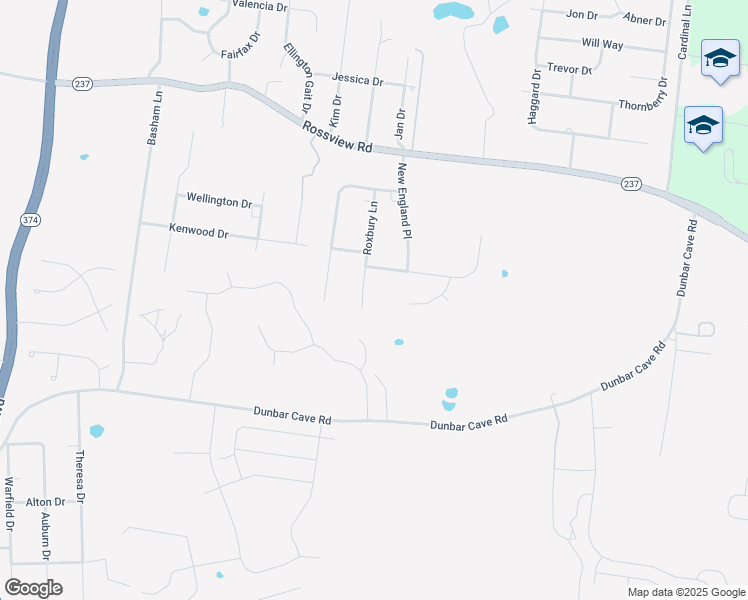 map of restaurants, bars, coffee shops, grocery stores, and more near 2059 Roxbury Lane in Clarksville