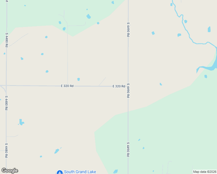 map of restaurants, bars, coffee shops, grocery stores, and more near 448769 East 320 Road in Vinita