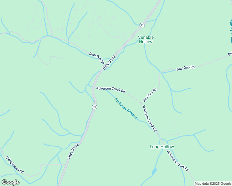 map of restaurants, bars, coffee shops, grocery stores, and more near 284 Ackerson Creek Road in Mountain City