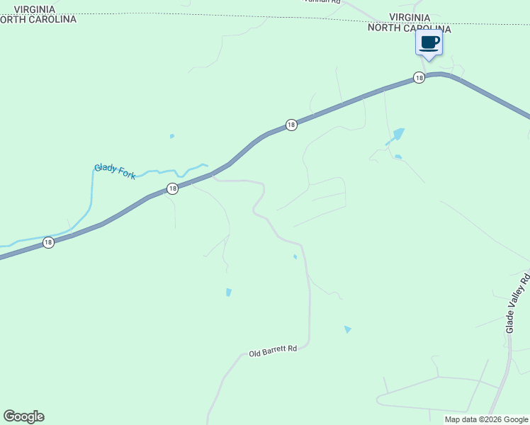 map of restaurants, bars, coffee shops, grocery stores, and more near 514 Old Barrett Road in Ennice