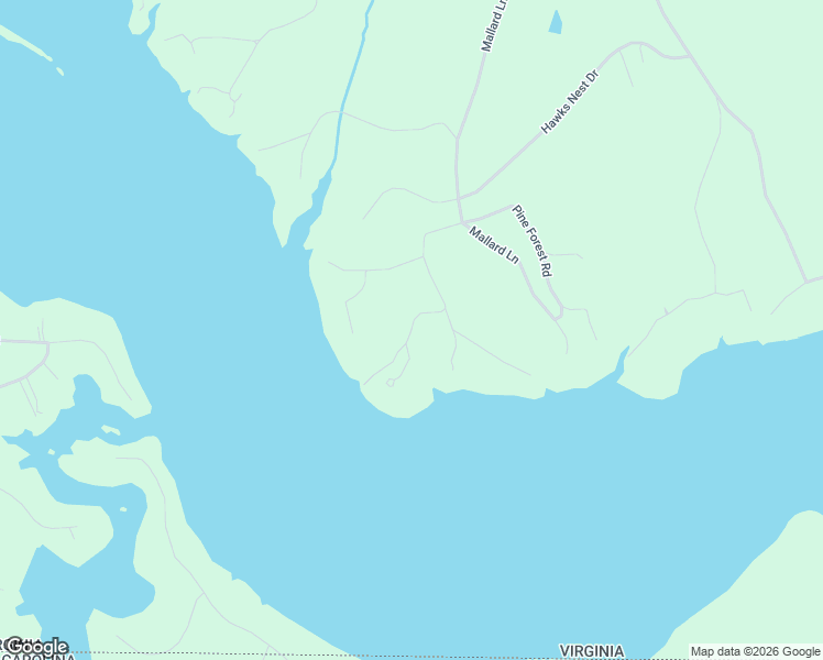 map of restaurants, bars, coffee shops, grocery stores, and more near 112 Lost Forest Road in Bracey