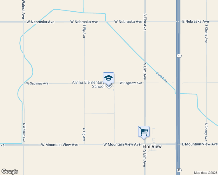 map of restaurants, bars, coffee shops, grocery stores, and more near 295 West Saginaw Avenue in Caruthers