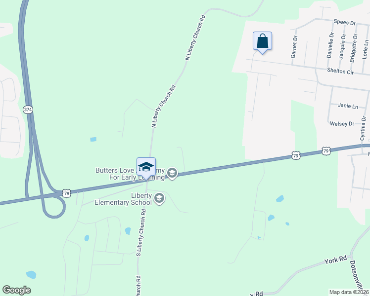 map of restaurants, bars, coffee shops, grocery stores, and more near 1017 Dover Road in Clarksville