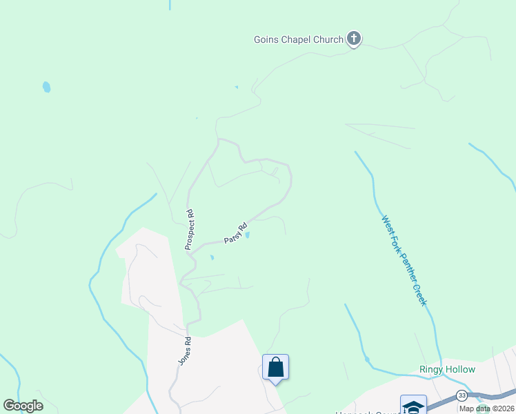map of restaurants, bars, coffee shops, grocery stores, and more near 362 Sunrise View in Sneedville