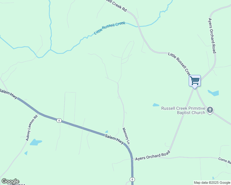 map of restaurants, bars, coffee shops, grocery stores, and more near 453 Memory Lane in Stuart