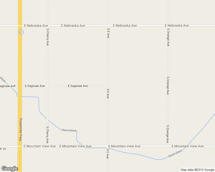 map of restaurants, bars, coffee shops, grocery stores, and more near 1911 East Saginaw Avenue in Fresno