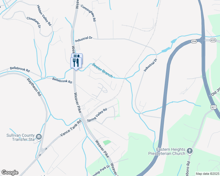 map of restaurants, bars, coffee shops, grocery stores, and more near 275 Basham Hill Road in Bristol