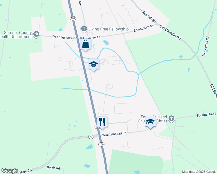 map of restaurants, bars, coffee shops, grocery stores, and more near 129 Jerry Street in Portland