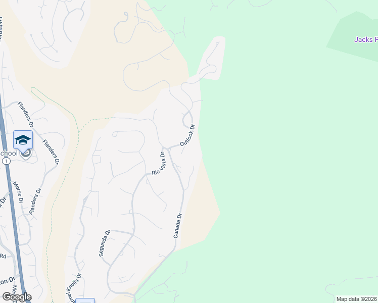 map of restaurants, bars, coffee shops, grocery stores, and more near 25425 Knoll Lane in Carmel-by-the-Sea