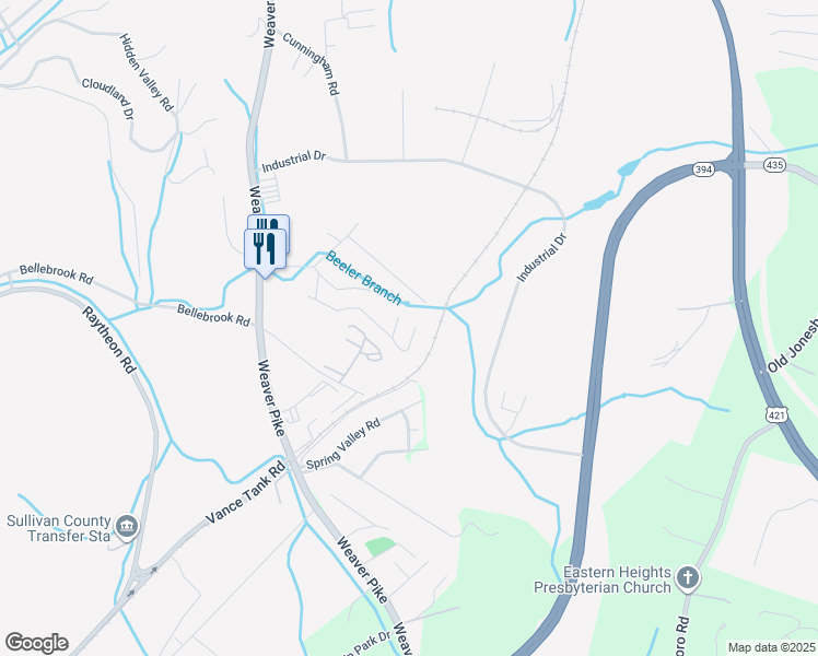 map of restaurants, bars, coffee shops, grocery stores, and more near 315 Basham Hill Road in Bristol