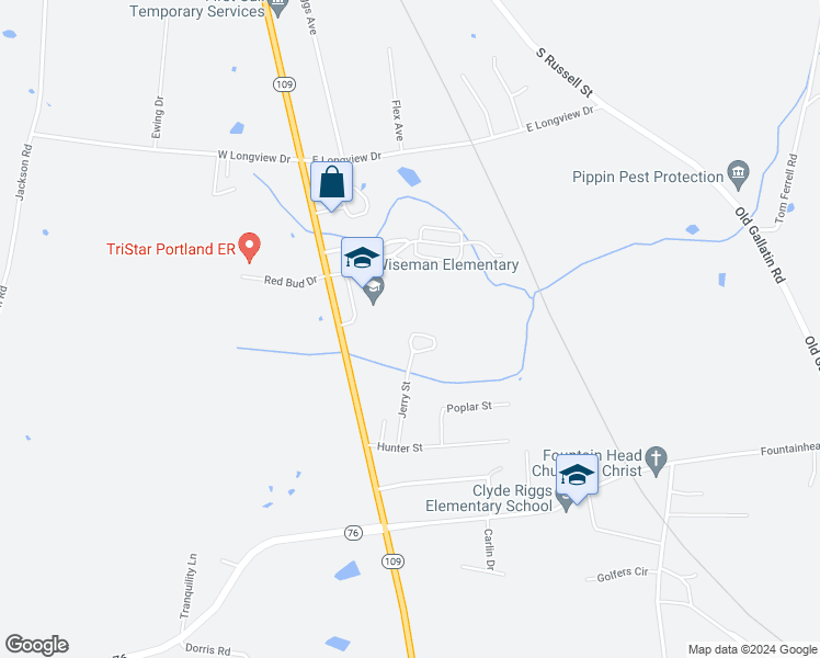 map of restaurants, bars, coffee shops, grocery stores, and more near 129 Jerry Street in Portland