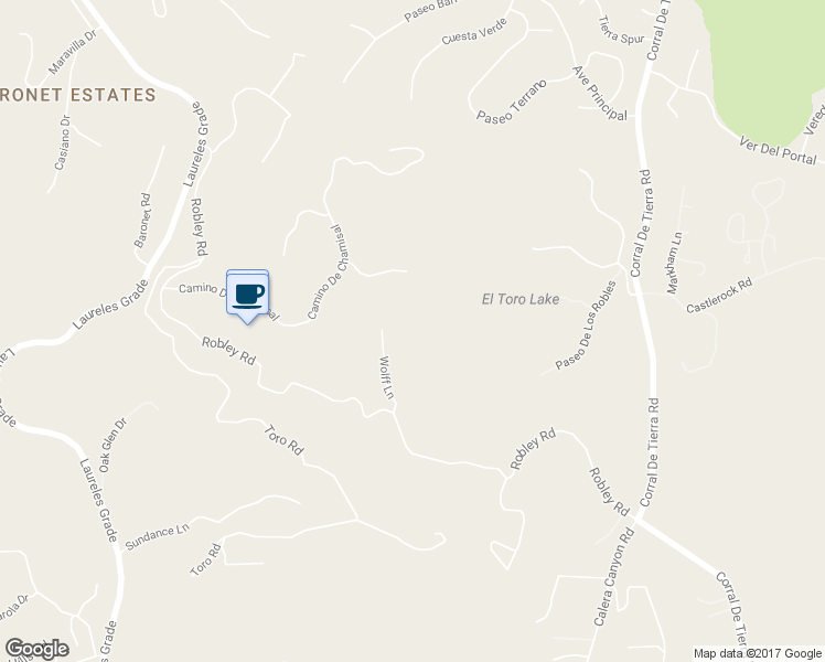 map of restaurants, bars, coffee shops, grocery stores, and more near 25781 Wolff Lane in Salinas