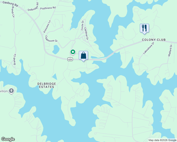 map of restaurants, bars, coffee shops, grocery stores, and more near 23-31 Stevens Lane in Valentines