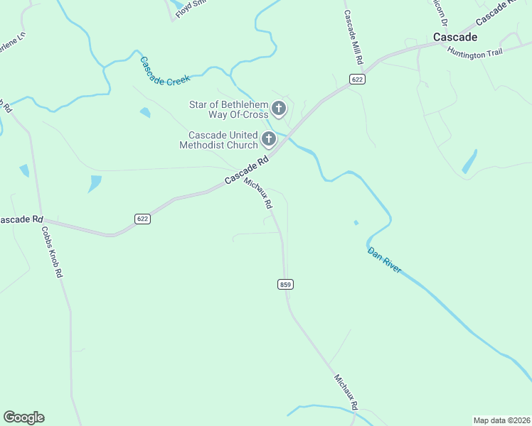 map of restaurants, bars, coffee shops, grocery stores, and more near 228 Michaux Road in Cascade