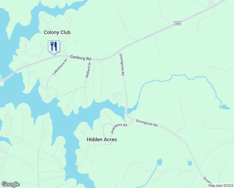 map of restaurants, bars, coffee shops, grocery stores, and more near 53 Holly Hill Lane in Valentines