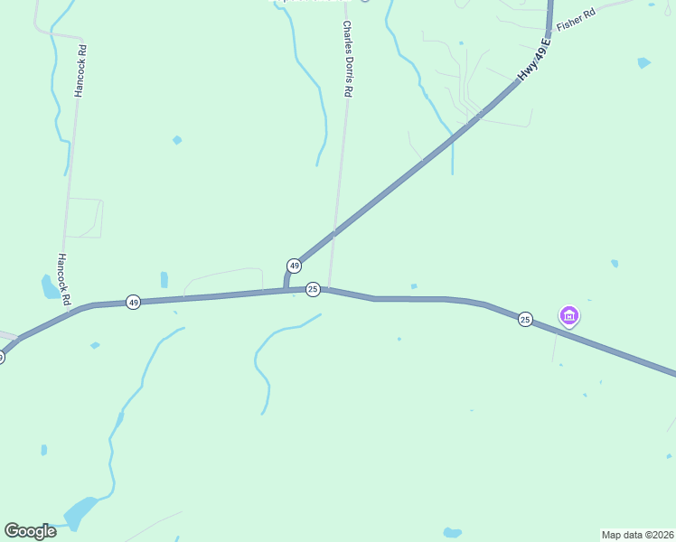 map of restaurants, bars, coffee shops, grocery stores, and more near 4747 Charles Dorris Road in Springfield