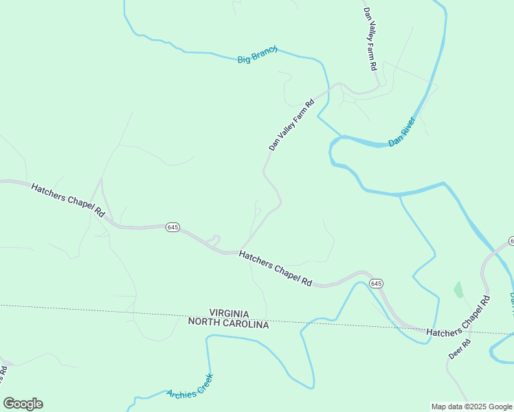 map of restaurants, bars, coffee shops, grocery stores, and more near 57 Dan Valley Farm Road in Claudville
