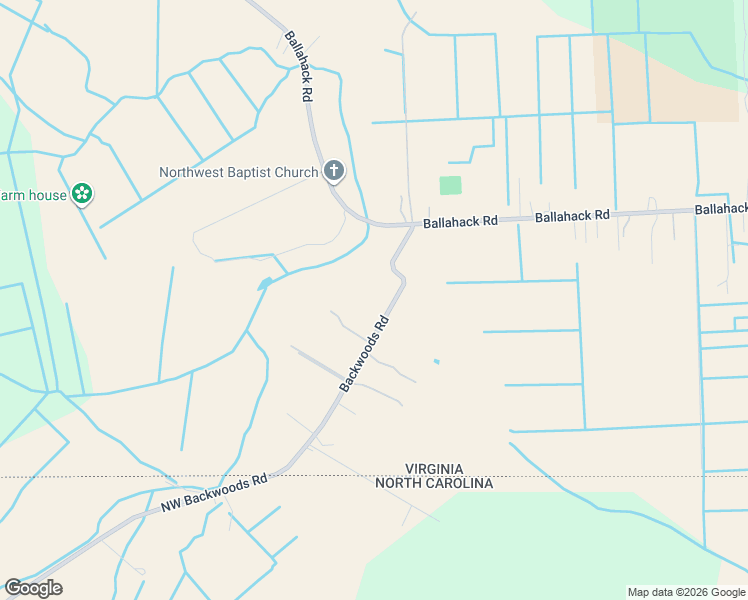 map of restaurants, bars, coffee shops, grocery stores, and more near 4500 Backwoods Road in Chesapeake