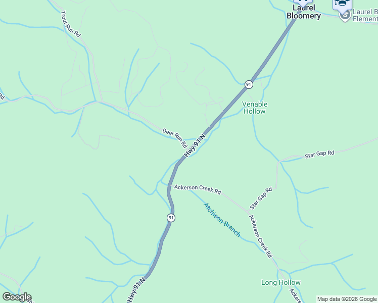 map of restaurants, bars, coffee shops, grocery stores, and more near 6258 Highway 91 in Mountain City