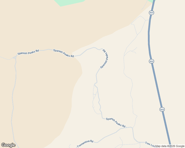 map of restaurants, bars, coffee shops, grocery stores, and more near 21 Spanish Peaks Road in Arroyo Hondo