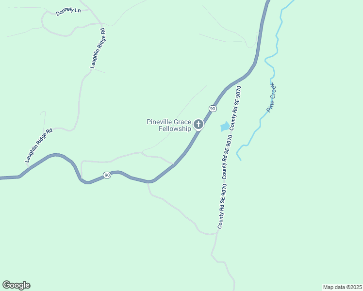 map of restaurants, bars, coffee shops, grocery stores, and more near 12147 State Highway 90 in Pineville