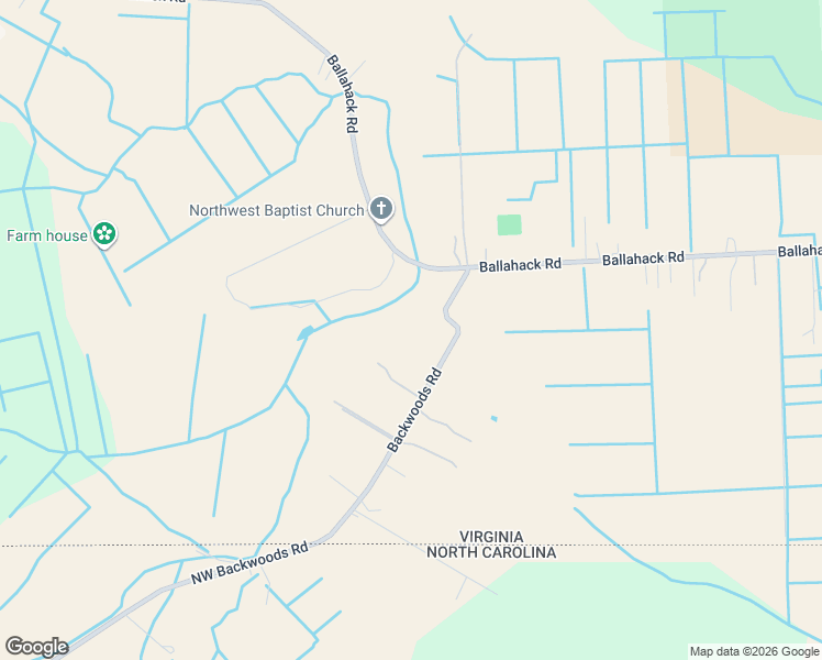 map of restaurants, bars, coffee shops, grocery stores, and more near 4500 Backwoods Road in Chesapeake