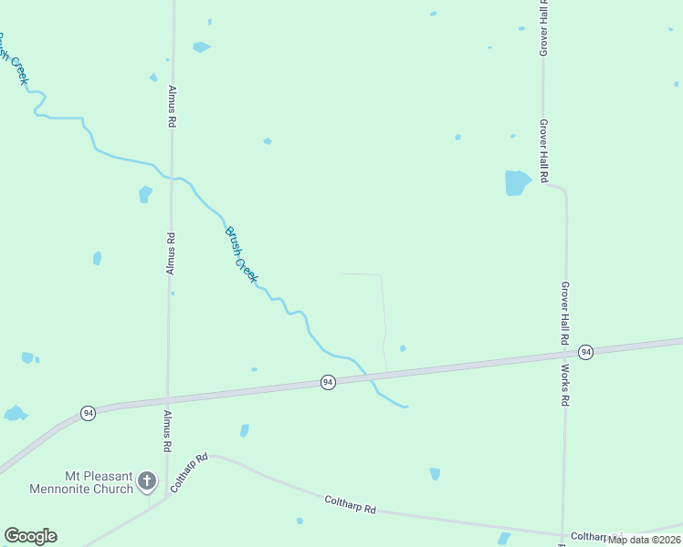 map of restaurants, bars, coffee shops, grocery stores, and more near 499 Thacker Road in Wingo