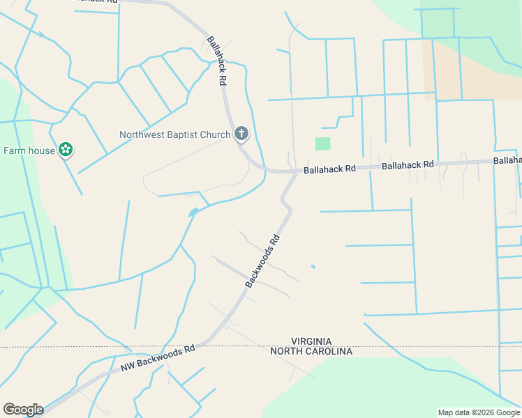 map of restaurants, bars, coffee shops, grocery stores, and more near 4500 Backwoods Road in Chesapeake
